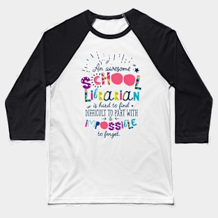 An Awesome School Librarian Gift Idea - Impossible to forget Baseball T-Shirt